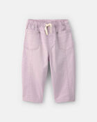 Toddler Girl Barrel Pants - Purple, image 1 of 4 slides