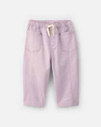 Toddler Girl Barrel Pants - Purple, 