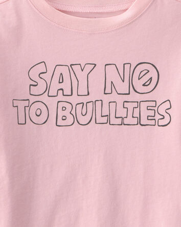 Kids Anti Bullies Graphic Tee- Pink, 