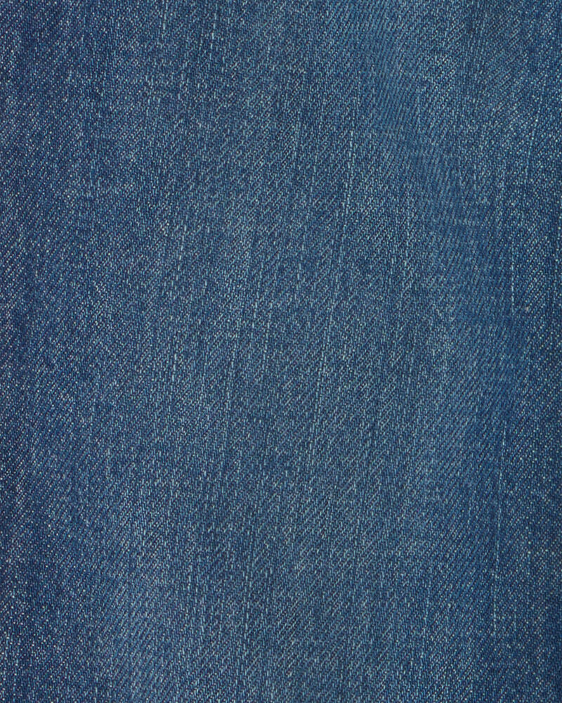 Jeans &agrave; enfiler en denim pour tout-petit - D&eacute;lav&eacute; fonc&eacute;, image 3 sur 3 diapositives