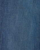 Jeans &agrave; enfiler en denim pour tout-petit - D&eacute;lav&eacute; fonc&eacute;, image 3 sur 3 diapositives