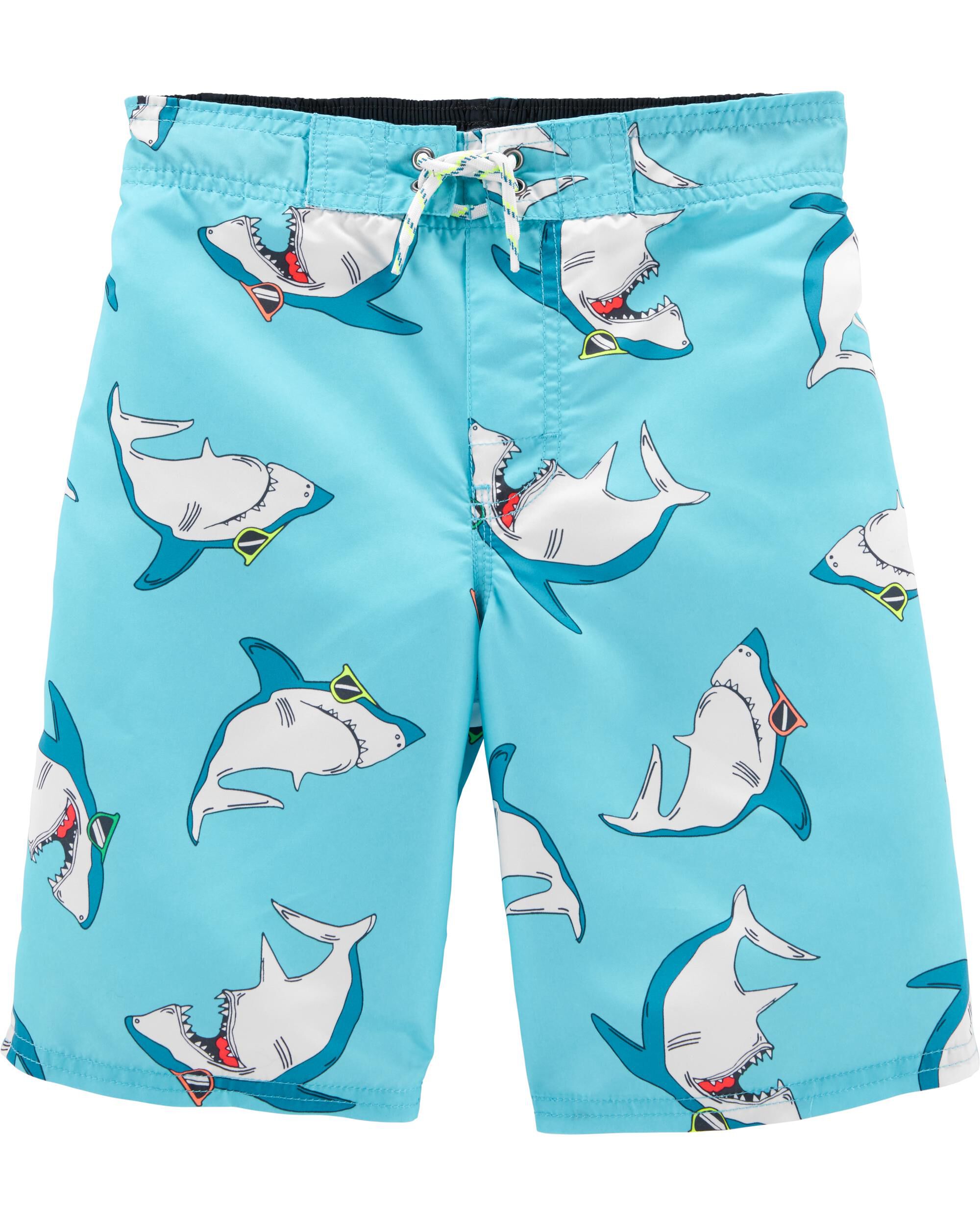 baby shark swim shorts