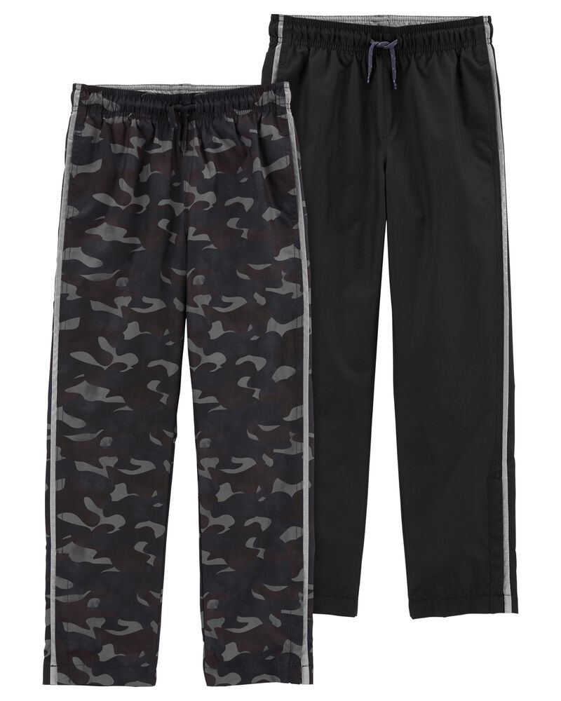 Kid 2-Pack Active Reflective Warm-Up Pants, image 1 of 1 slides