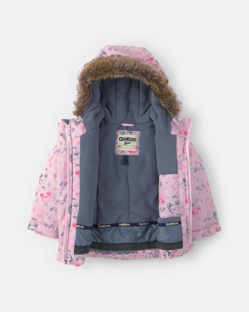 Baby Girl 2 Piece Snowsuit- Pink
, image 4 of 13 slides