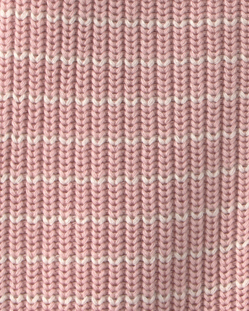 B&eacute;b&eacute; fille - Combinaison en tricot de coton biologique, image 3 sur 3 diapositives