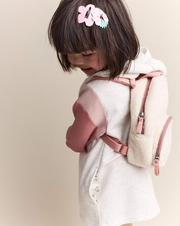 Tout-petit fille - Robe-chandail à couleurs contrastées Otter - Gris, 