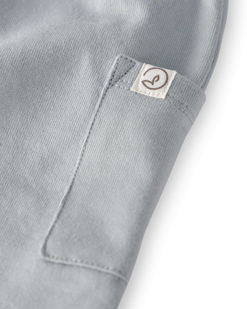 Baby 2-Pack Organic Cotton French Terry Joggers, image 3 of 6 slides