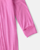 B&eacute;b&eacute; fille - Grenouill&egrave;re ajust&eacute;e &agrave; fermeture &agrave; glissi&egrave;re &agrave; deux sens PurelySoft - Rose, image 3 sur 7 diapositives