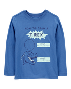 Toddler How To Draw A T-Rex Graphic Tee, image 1 of 3 slides