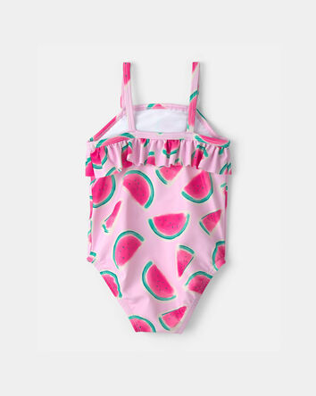 B&eacute;b&eacute; fille - Maillot de bain 1 pi&egrave;ce &agrave; melon d&rsquo;eau - Rose, 