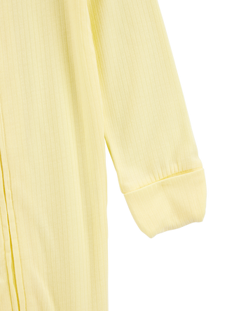 Baby PurelySoft Foldover Cuff Sleeper - Yellow, 