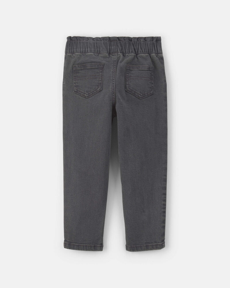 Toddler Girl Denim Pants - Black, image 2 of 4 slides