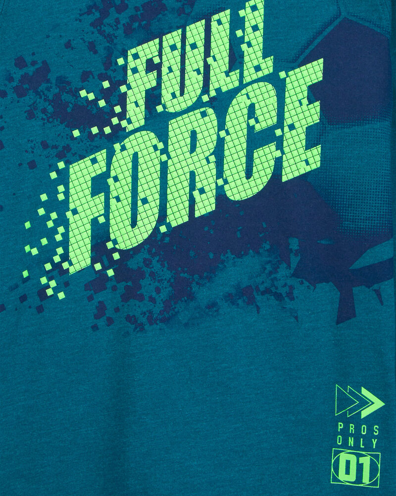 Kid Soccer Long-Sleeve Tee - Green, image 3 of 4 slides