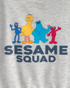 Toddler Boy 2-Piece Sesame Street&trade; Long-Sleeve Hoodie & Pant Set - Grey, image 3 of 3 slides