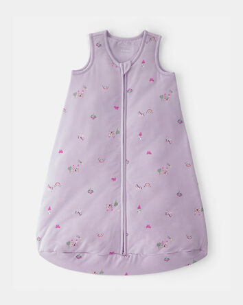 Baby Girl Fairytale 2-Way Zip PurelySoft Wearable Blanket - Purple, 