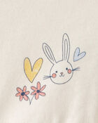 Toddler Girl Easter Bunny Short-Sleeve Dress - Cream, image 3 of 4 slides