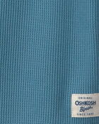 Tout-petit gar&ccedil;on - T-shirt henley manches longues isotherme - Bleu, image 2 sur 2 diapositives