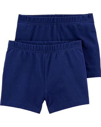 Enfant en bas âge Emballage de 2 shorts extensibles, 