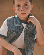 Boys OshKosh Clover Graphic Tee - Cream, image 2 of 5 slides