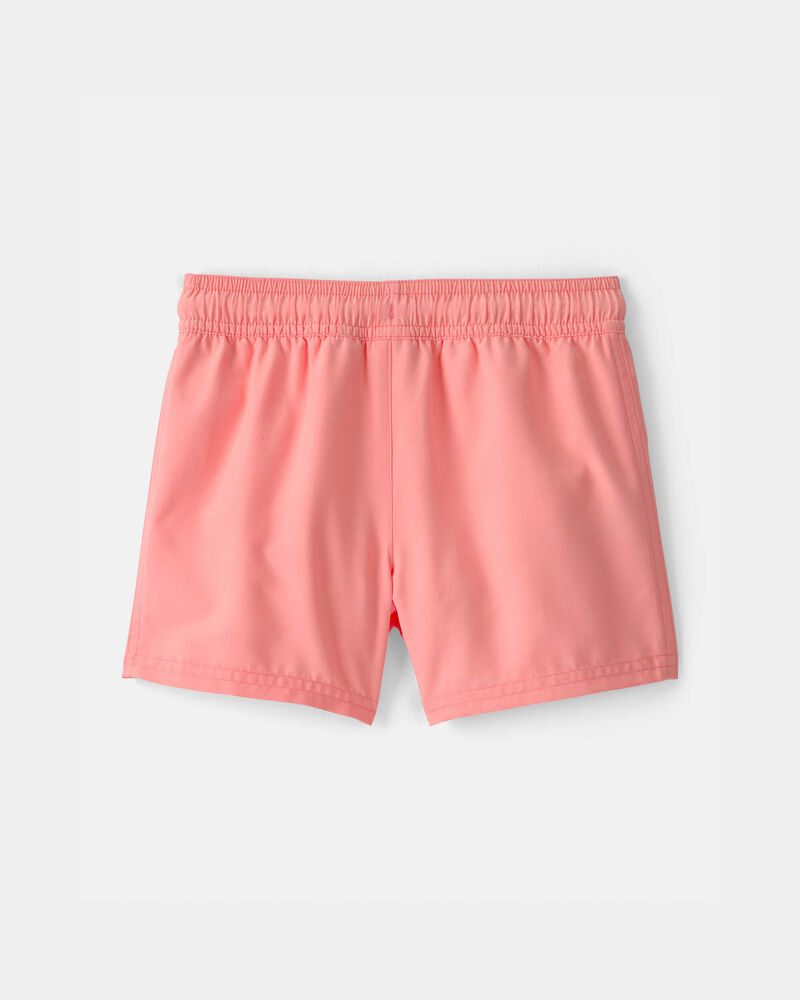 Toddler Boy 2-Piece Rashguard & Swim Trunk Set - Navy/Coral, image 6 of 7 slides