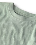 Kids 2-Piece Long-Sleeve Pyjama Set in Green, image 2 of 4 slides