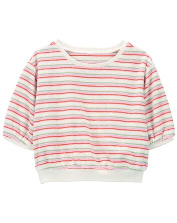 Striped Terry Top, 