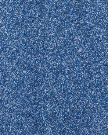 Enfant en bas âge Haut à manches longues en mélange de coton doux - Bleu marine, 