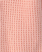 Baby Girl Bear Ears Hooded Sweater - Orange, image 2 of 3 slides