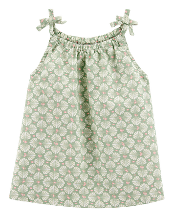 Toddler Tropical Print Tank - Green, 