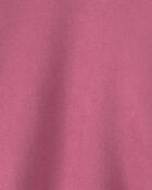 Girls 'Thriving' Fleece Zip-Up Hoodie - Pink, image 3 of 4 slides