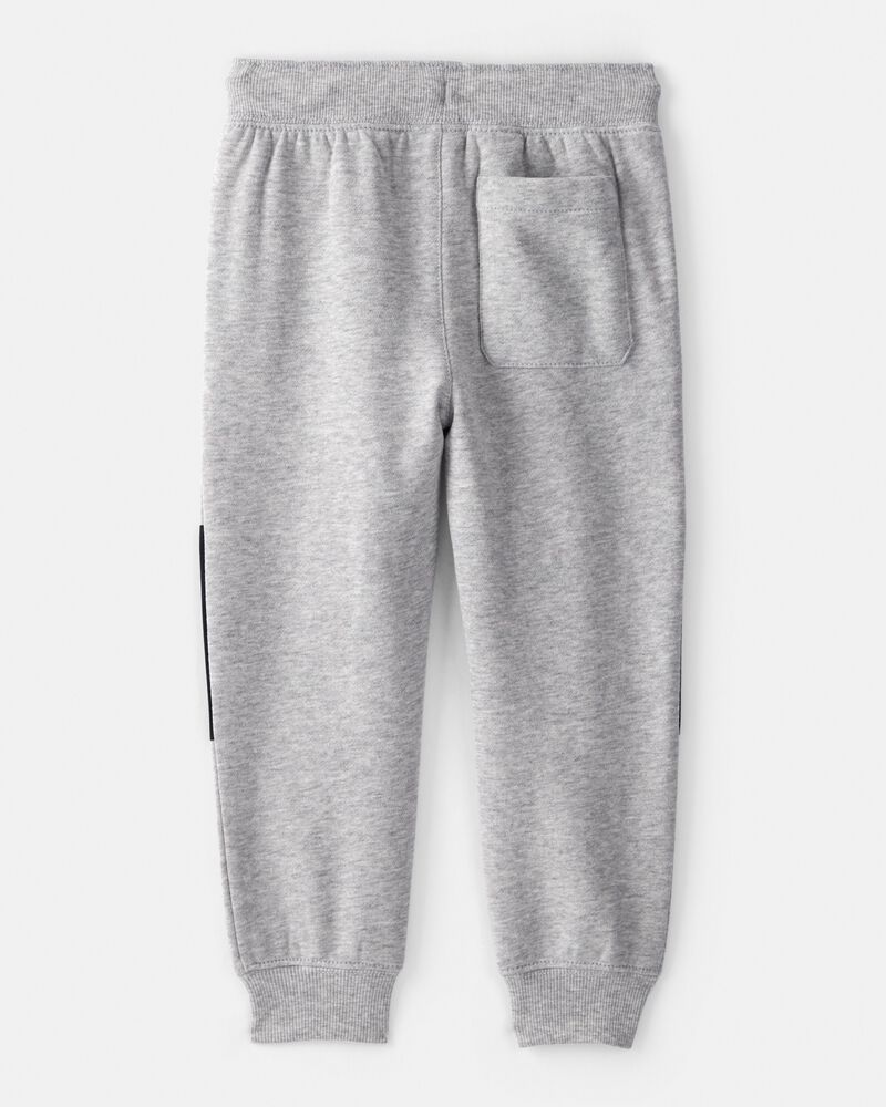 Toddler Boy Fleece Joggers - Grey, image 2 of 4 slides