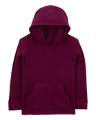 Kid Solid Thermal Long-Sleeve Shirt - Burgundy, image 1 of 3 slides