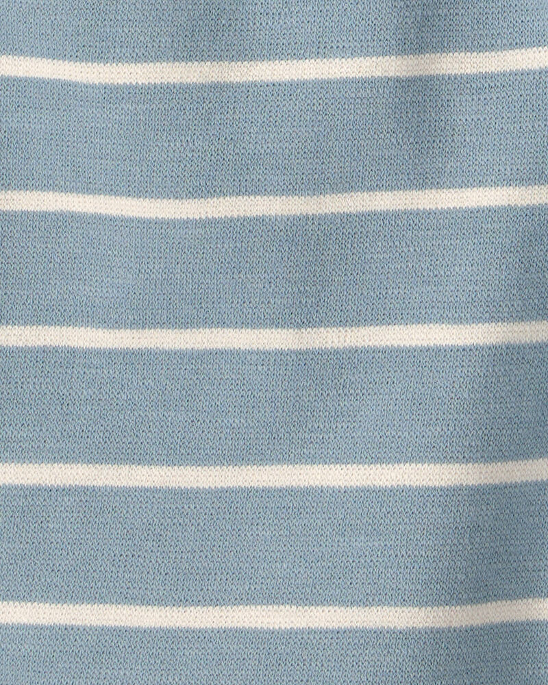Jeune - Ensemble 2 pi&egrave;ces en coton biologique &agrave; rayures, image 4 sur 4 diapositives
