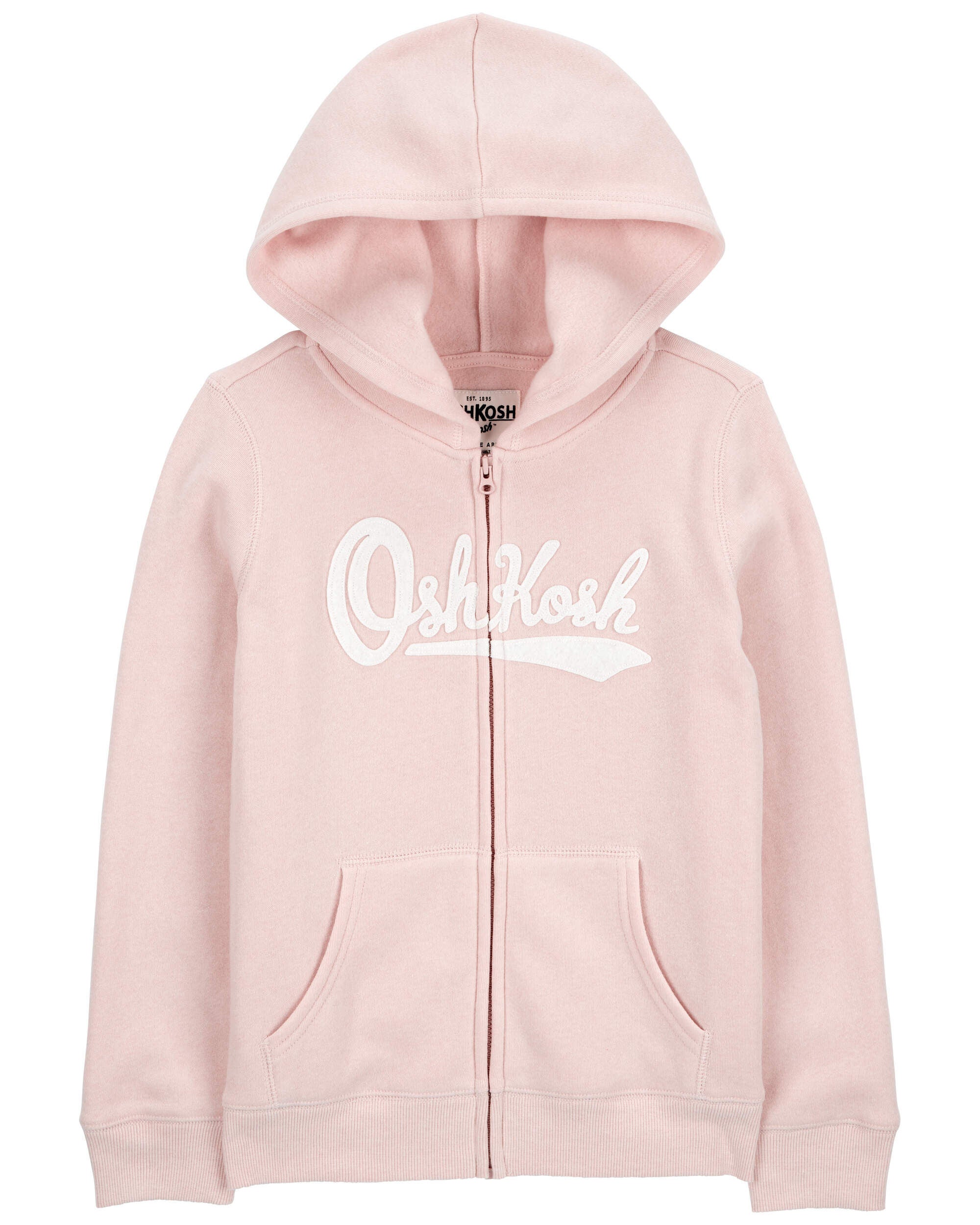Pink Kid OshKosh Logo Zip Jacket Carter s Oshkosh Canada
