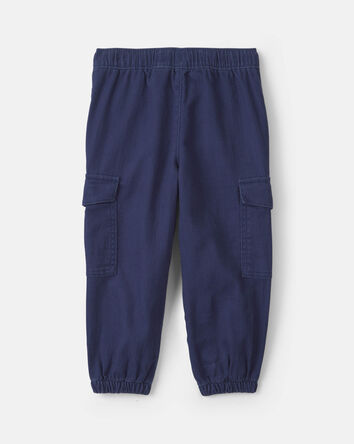 Toddler Boy Cargo Joggers - Navy Blue, 