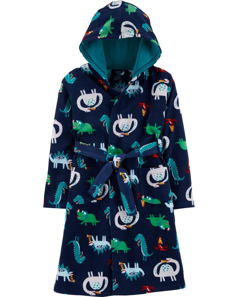Dinosaur Hooded Fleece Robe