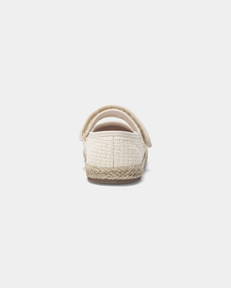 Tout-petit fille - Chaussures d&eacute;contract&eacute;es tiss&eacute;es - Cr&egrave;me , image 3 sur 6 diapositives