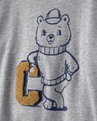 B&eacute;b&eacute; gar&ccedil;on - Varsity Bear T-shirt graphique &agrave; manches longues - gris, image 2 sur 2 diapositives