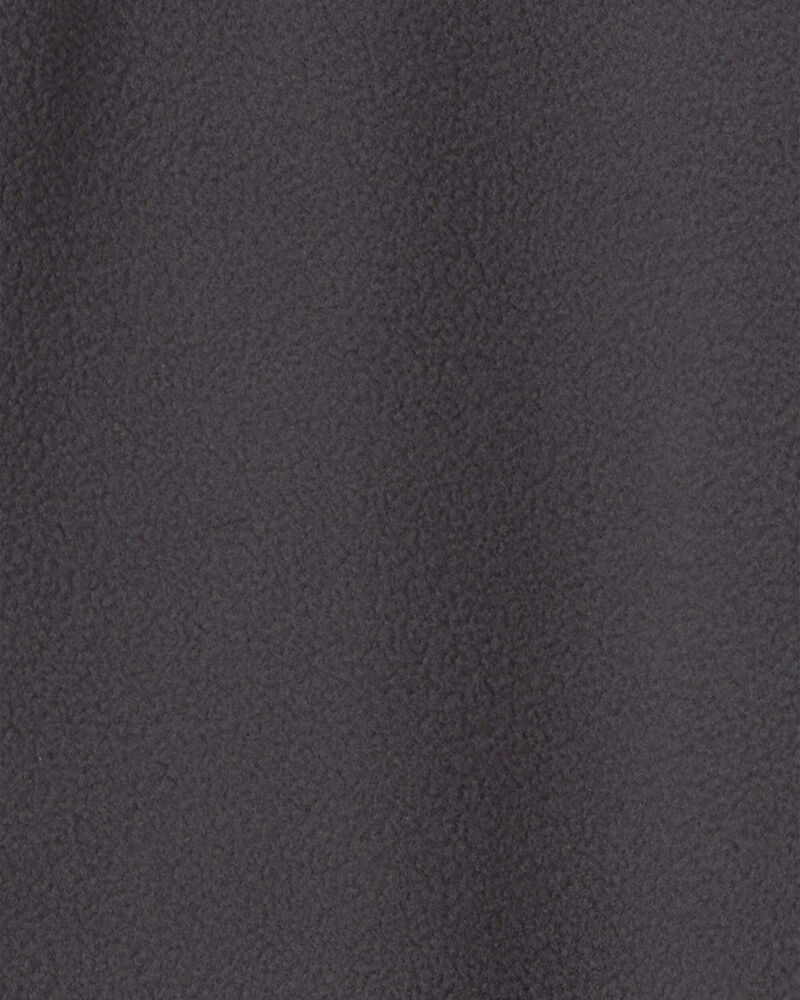 Boys Kombi Base Layer Fleece Crew Top - Charcoal, image 2 of 2 slides