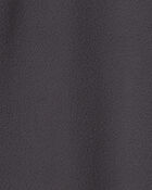 Boys Kombi Base Layer Fleece Crew Top - Charcoal, image 2 of 2 slides