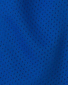 Boys Striped Mesh Active Shorts - Blue, image 4 of 5 slides