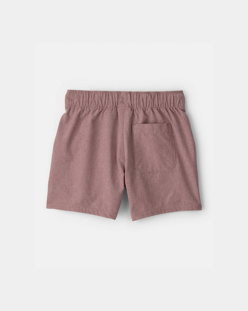 Toddler Boy Woven Pocket Shorts - Brown, image 2 of 4 slides