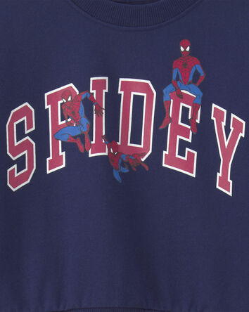 Toddler Boy &copy;Marvel Spider-Man Pullover Sweatshirt - Navy Blue, 