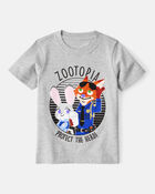 Toddler "Protect The Herd" Zootopia Short-Sleeve Graphic Tee - Grey, image 1 of 2 slides