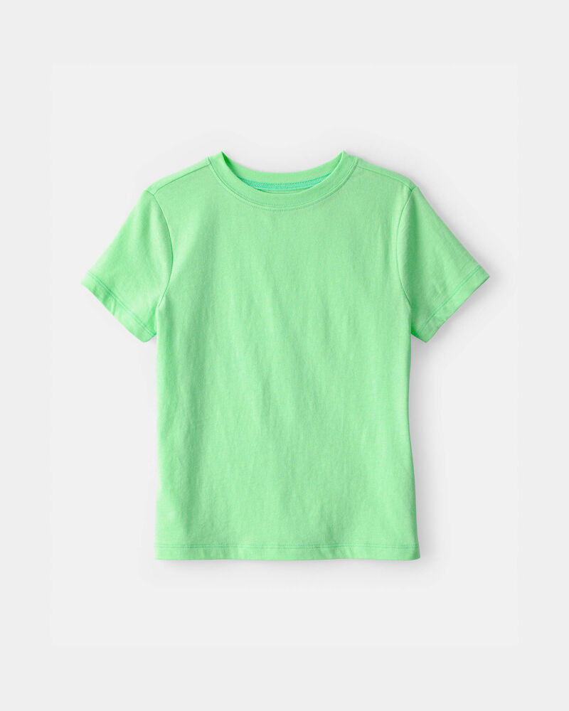 Kid Solid T-Shirt - Green, image 1 of 3 slides