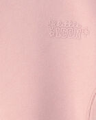 Toddler Girl 'Little Icon' Fleece Pullover Sweatshirt - Pink, image 3 of 4 slides