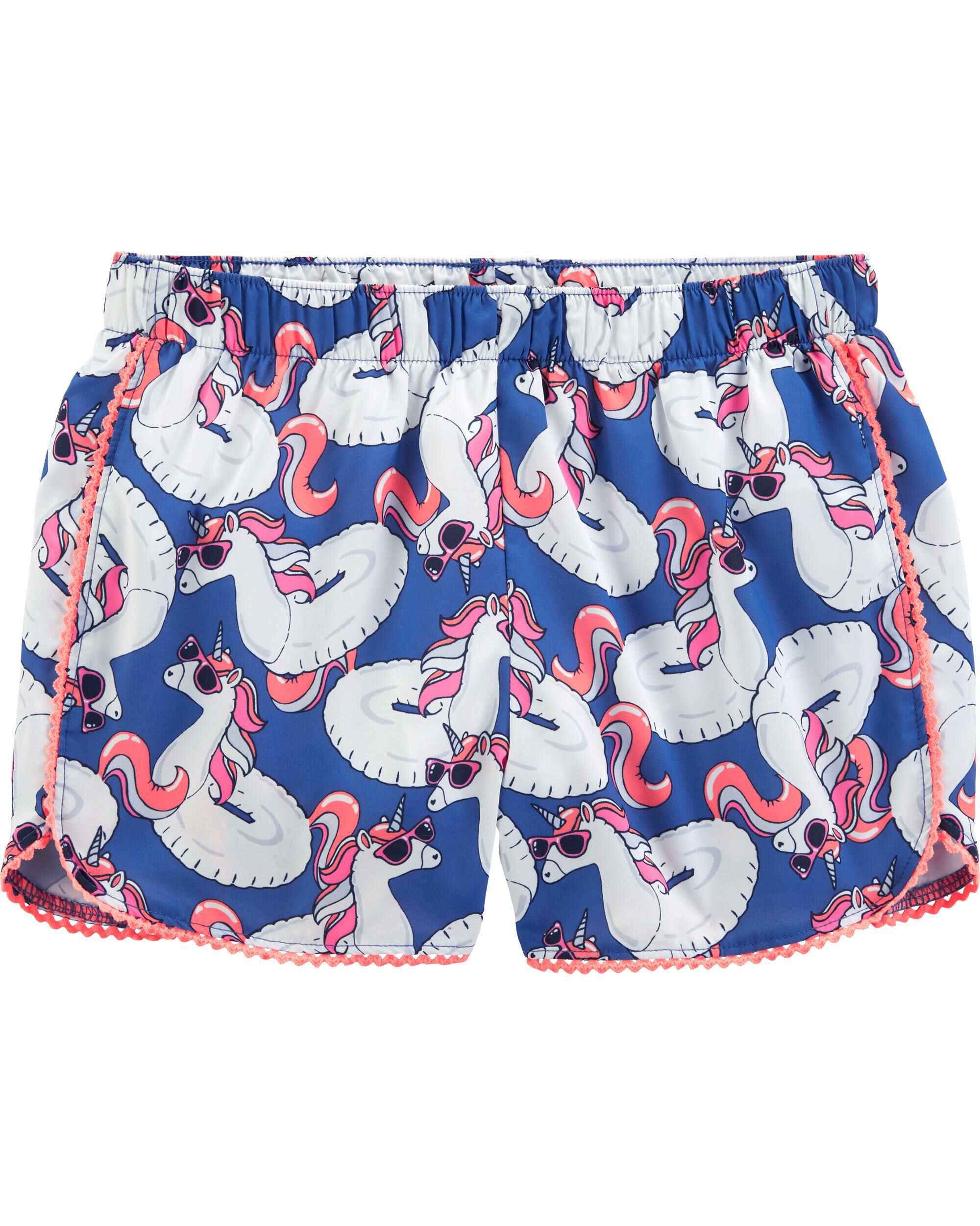 Unicorn Float Pool To Play Shorts Carter S Oshkosh Canada