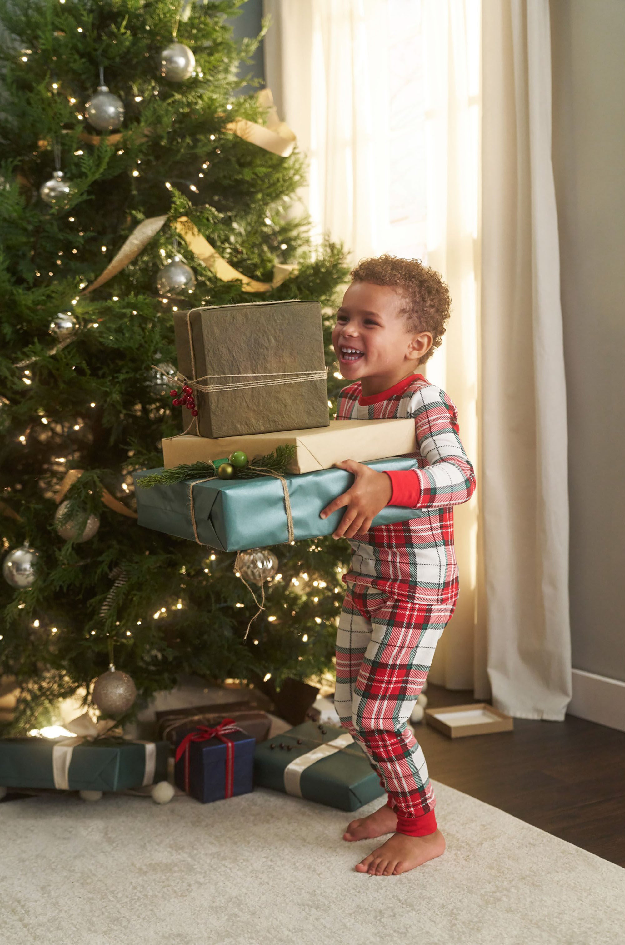 Red Toddler 4 Piece Christmas 100 Snug Fit Cotton Pajamas Carter s Oshkosh Canada
