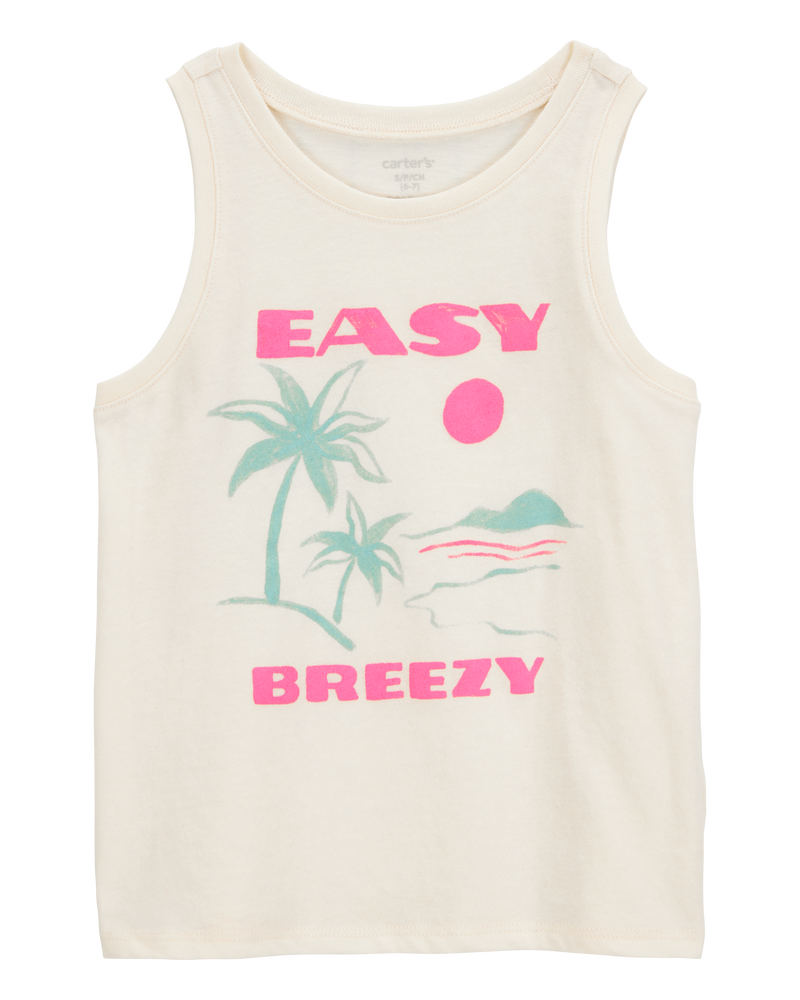 Kid Palm Tree Vintage Muscle Tank, image 1 of 3 slides