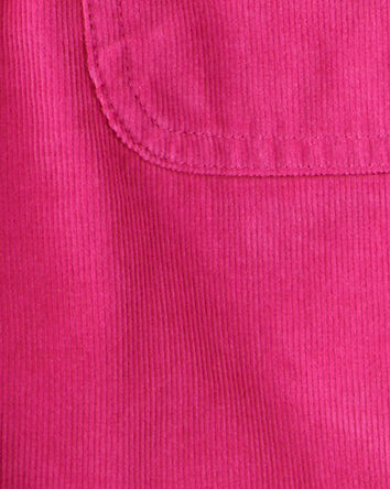Girls Corduroy Skirt - Pink, 
